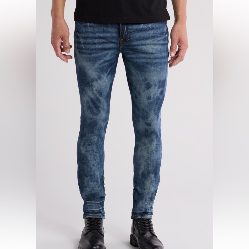 Mens PRPS Water Acid Wash Jeans